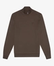 Lyle & Scott Sweater Tonal Eagle Half Zip