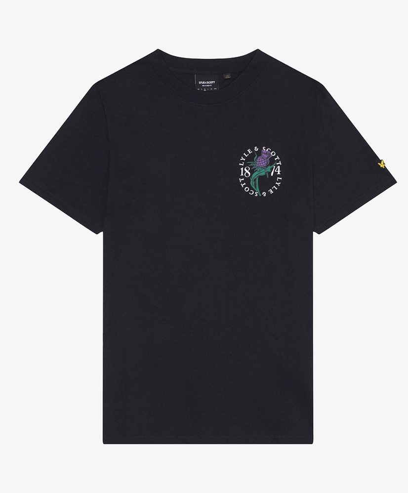 Lyle & Scott T-shirt Thistle Flora