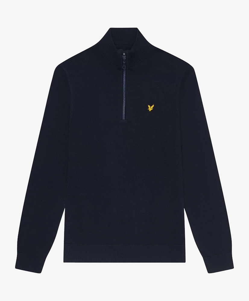 Lyle & Scott Trui Half Zip Logo