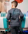 Malelions Junior Sweater Striped Signature