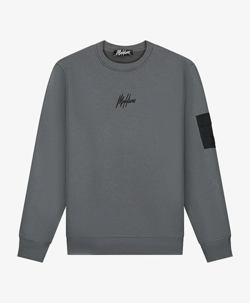 Malelions Sweater Nylon Pocket