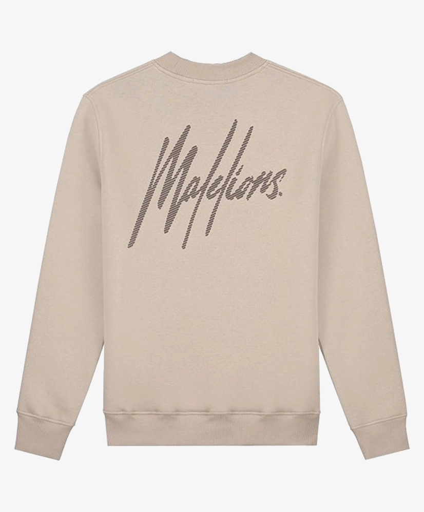 Malelions Sweater Striped Signature