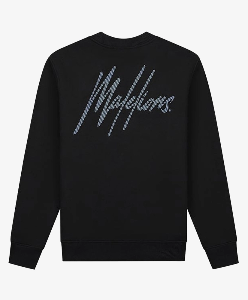 Malelions Sweater Striped Signature