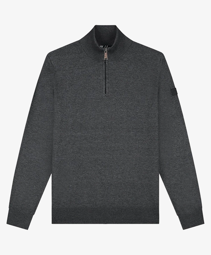 Malelions Trui Knitted Half Zip