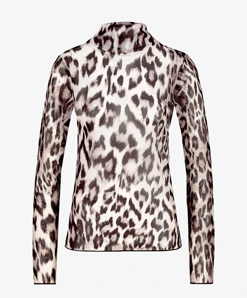 Monari Mesh Top Animalprint