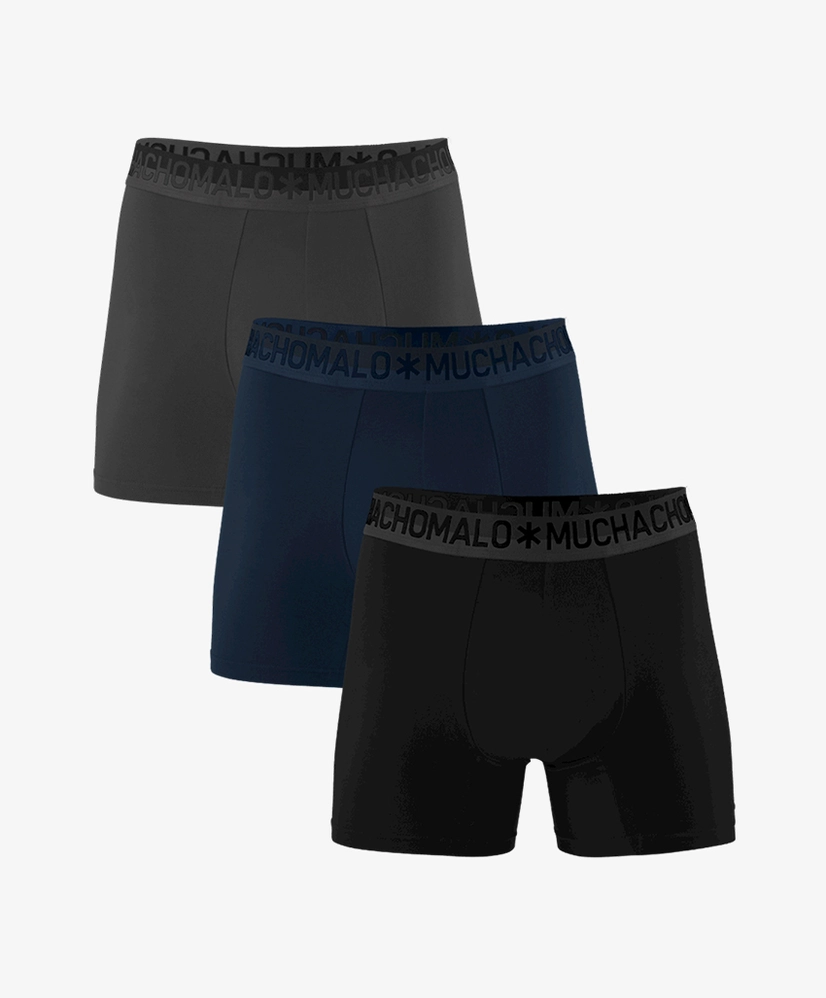 Muchachomalo Boxer Solid 3-Pack