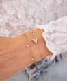 My Jewellery Armband Horizontal Heart Strass