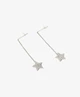 My Jewellery Oorbellen Pull Star Strass Chain