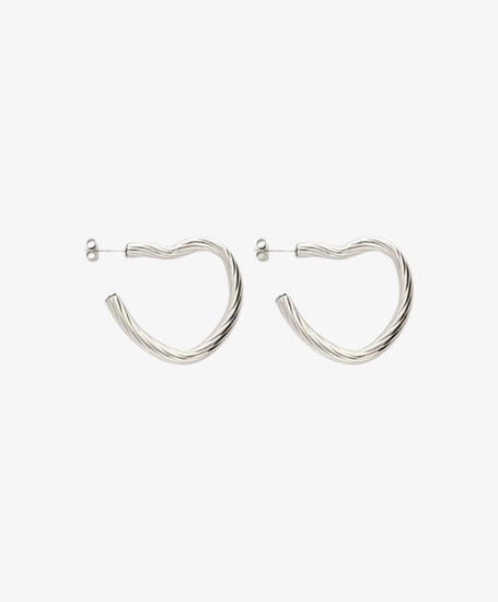 My Jewellery Oorbellen Twisted Heart Hoops