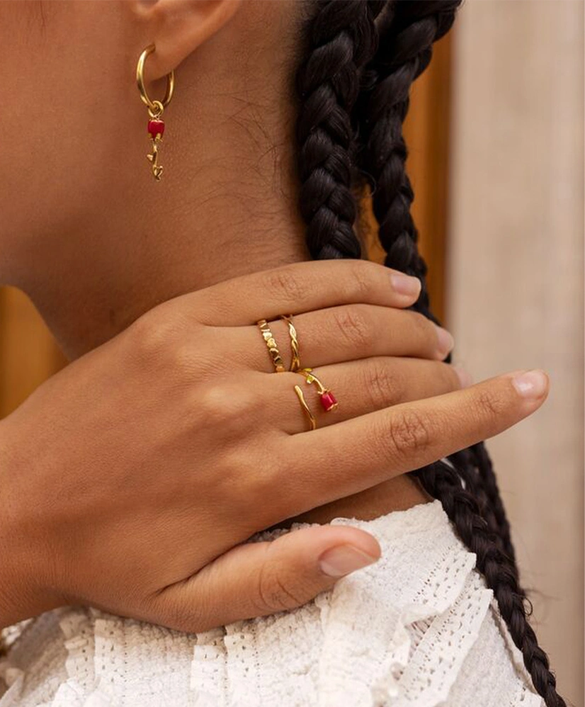 My Jewellery Ring rose red