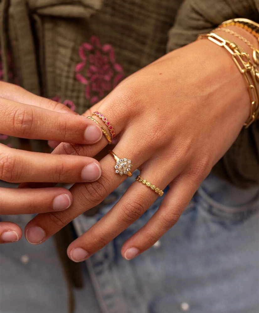 My Jewellery Ring vintage strass