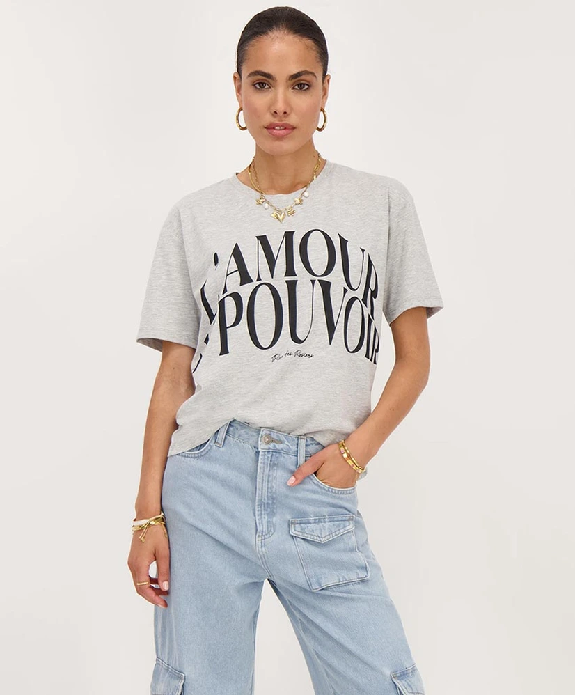 My Jewellery T-shirt L'amour Au Pouvoir