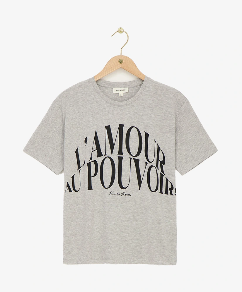 My Jewellery T-shirt L'amour Au Pouvoir