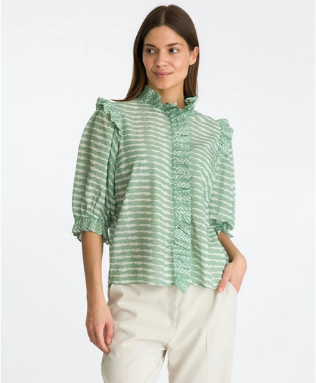 Neo Noir Blouse Chacha Graphic