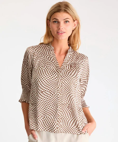 Neo Noir Blouse Diana Vibrant Dot