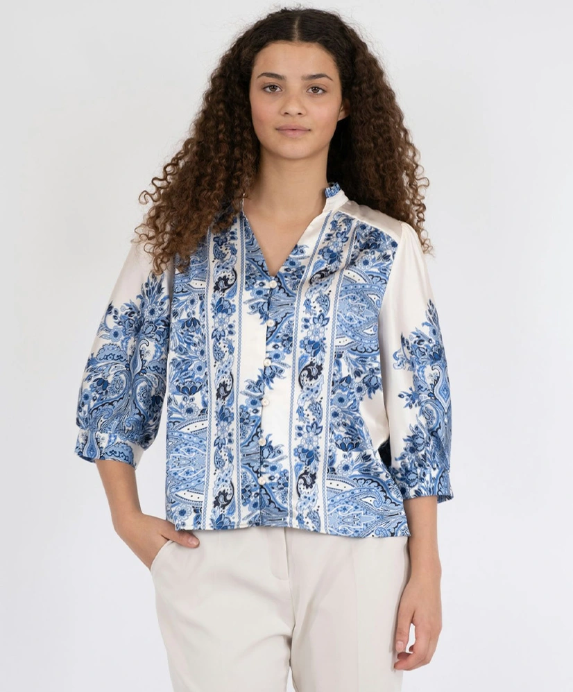 Neo Noir Blouse Roselle Paisley