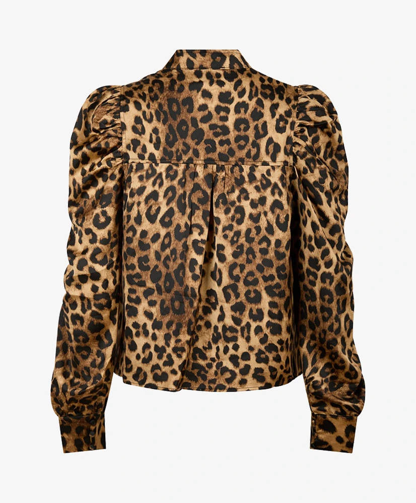 Neo Noir Blouse Rosslyn Leopard