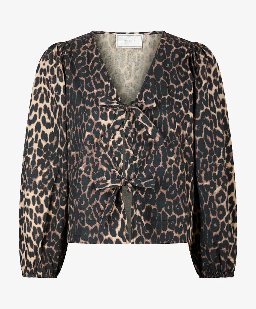 Neo Noir Blouse Tova Leopard