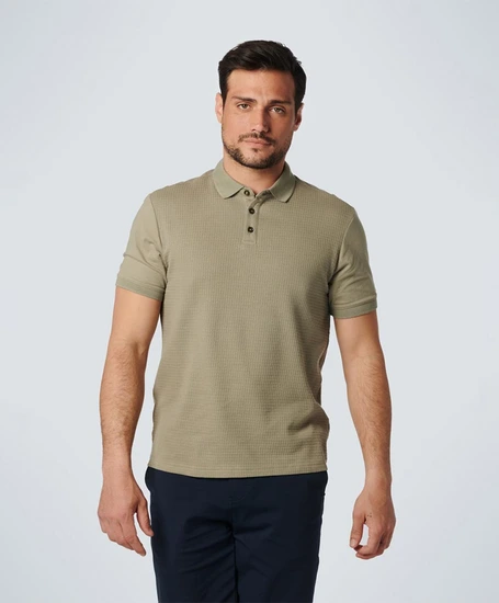 No Excess Polo Solid Jersey Jacquard