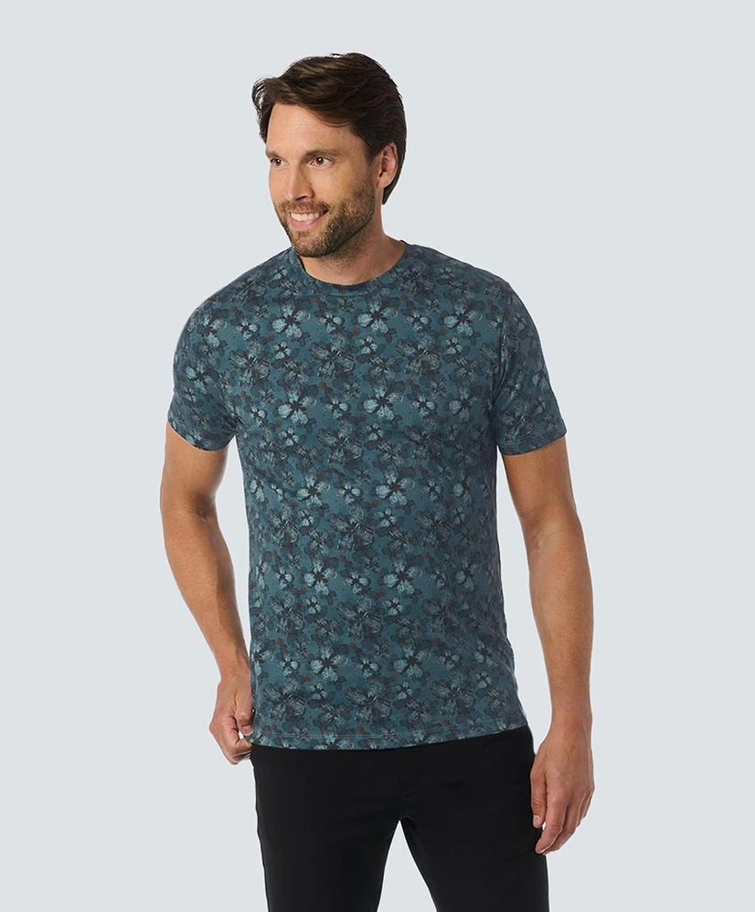 No Excess T-shirt Bloemenprint