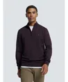 No Excess Trui Gemêleerd Half Zip