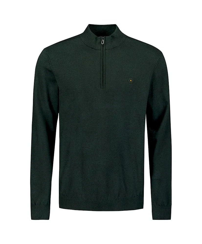 No Excess Trui Gemêleerd Half Zip