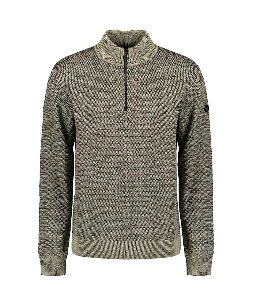 No Excess Trui Gemêleerd Half Zip