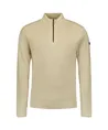 No Excess Trui Jacquard Half Zip