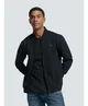 No Excess Vest Pique Bomber