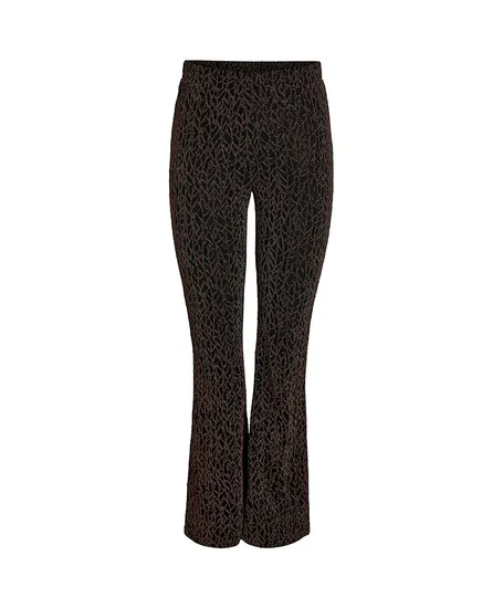 NOISY MAY Flared Broek Gilly Lurex