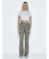 NOISY MAY Flared Broek Pasa Leopard