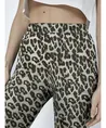 NOISY MAY Flared Broek Pasa Leopard