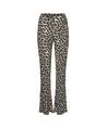 NOISY MAY Flared Broek Pasa Leopard