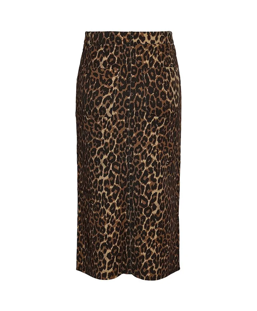 NOISY MAY Rok Midi Anneke Leopard