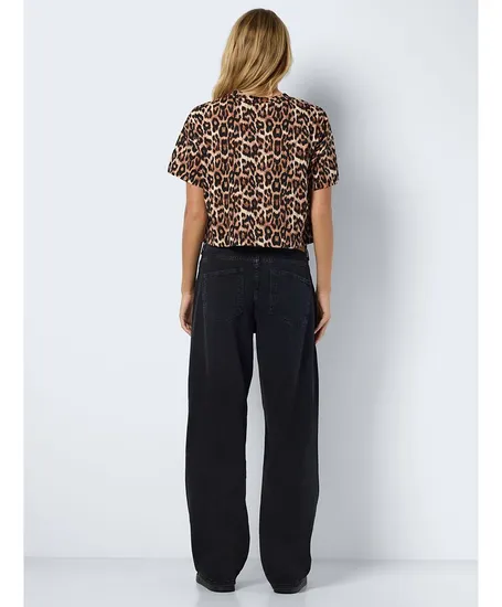 NOISY MAY T-shirt Alena Leopard