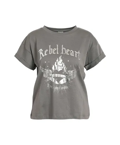 NOISY MAY T-shirt Gaby Rock Heart