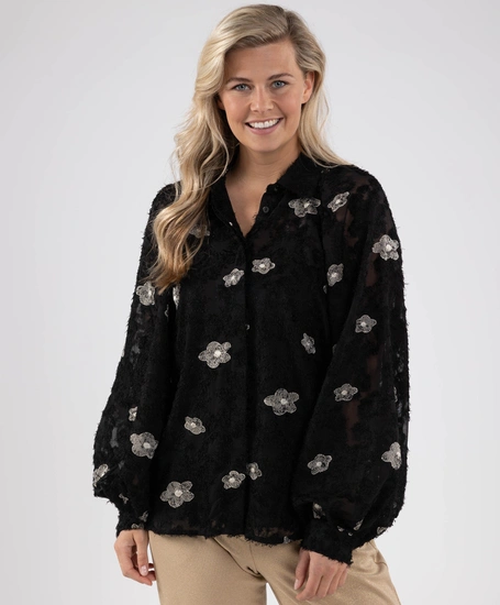 NUKUS Blouse Tatum Flower