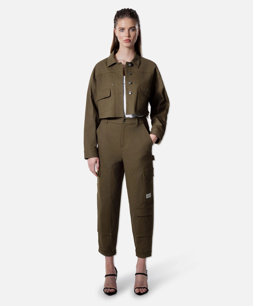 Off The Pitch Women Jacket Carpenter Cropped