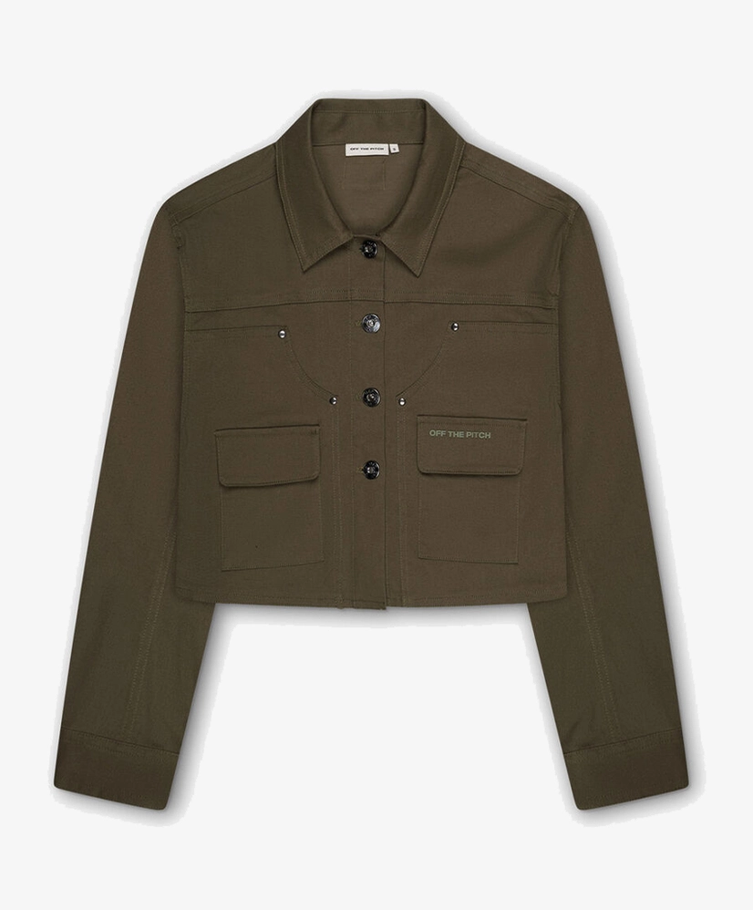 Off The Pitch Women Jacket Carpenter Cropped