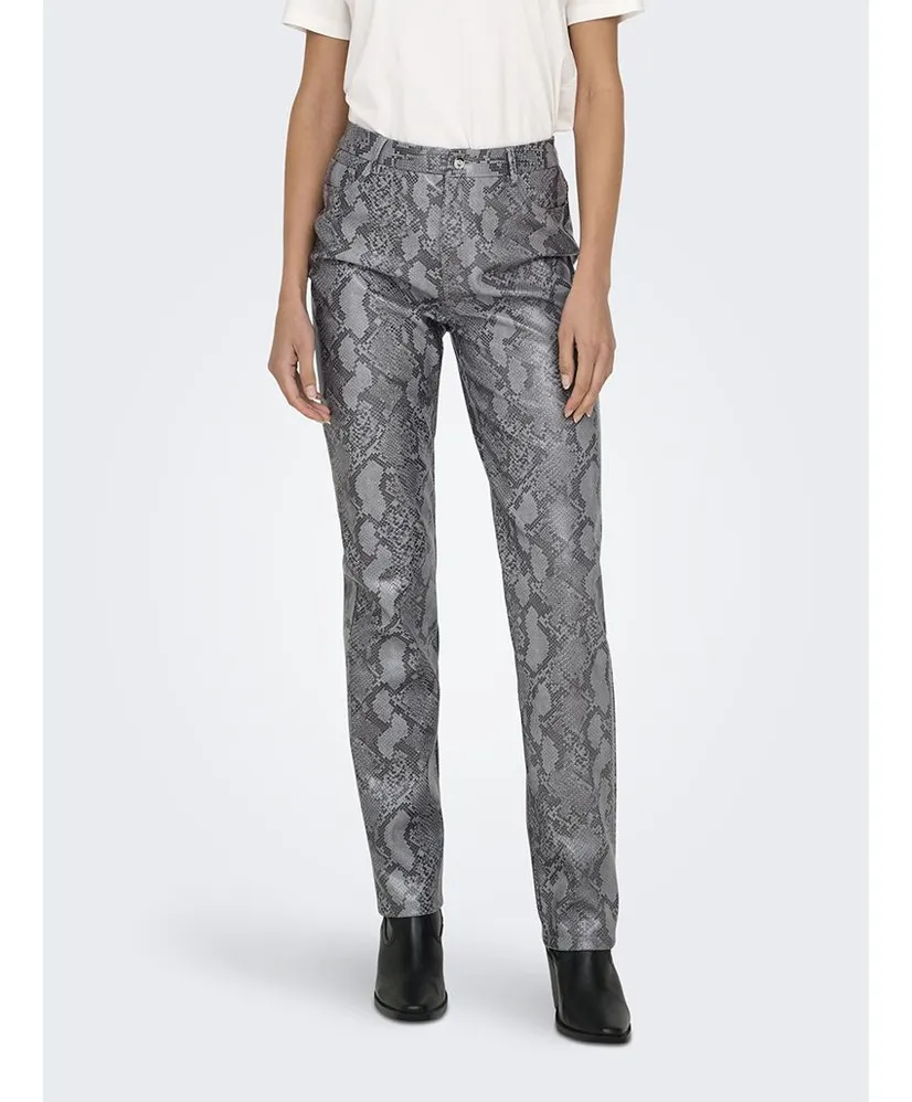 ONLY Broek Azula Snake Print