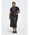 ONLY CARMAKOMA Rok Rima Faux Leather