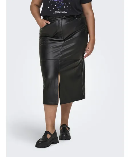 ONLY CARMAKOMA Rok Rima Faux Leather