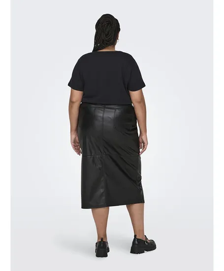 ONLY CARMAKOMA Rok Rima Faux Leather