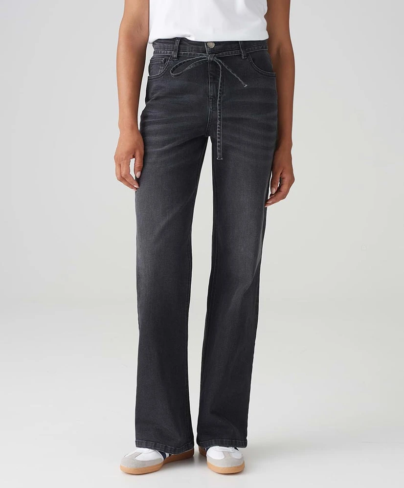 OPUS Wide Leg Jeans Marli Belt