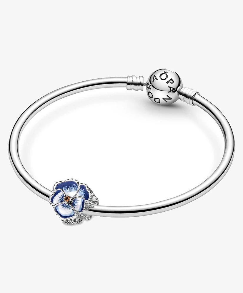 Pandora Bedel Blauw Viooltje