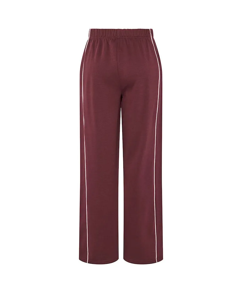 PIECES Sweat Broek Chilli Wide Leg