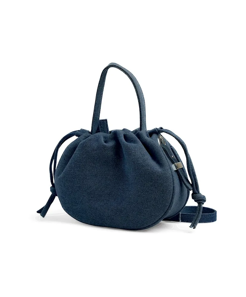 PIECES Tas Denim Balloon