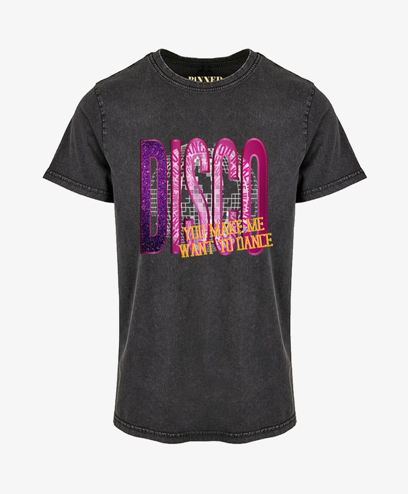 PiNNED by K T-shirt Disco Want To Dance