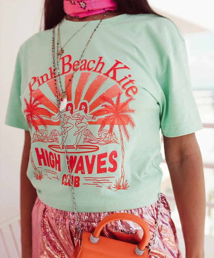 PiNNED By K T-shirt Pink Beach Kite