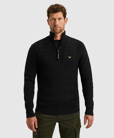 PME Legend Trui Cable Half Zip